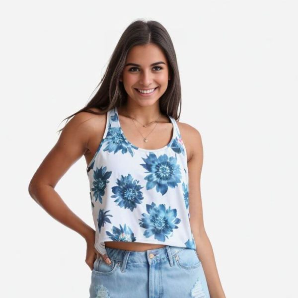 Sleeveless Viscose Top